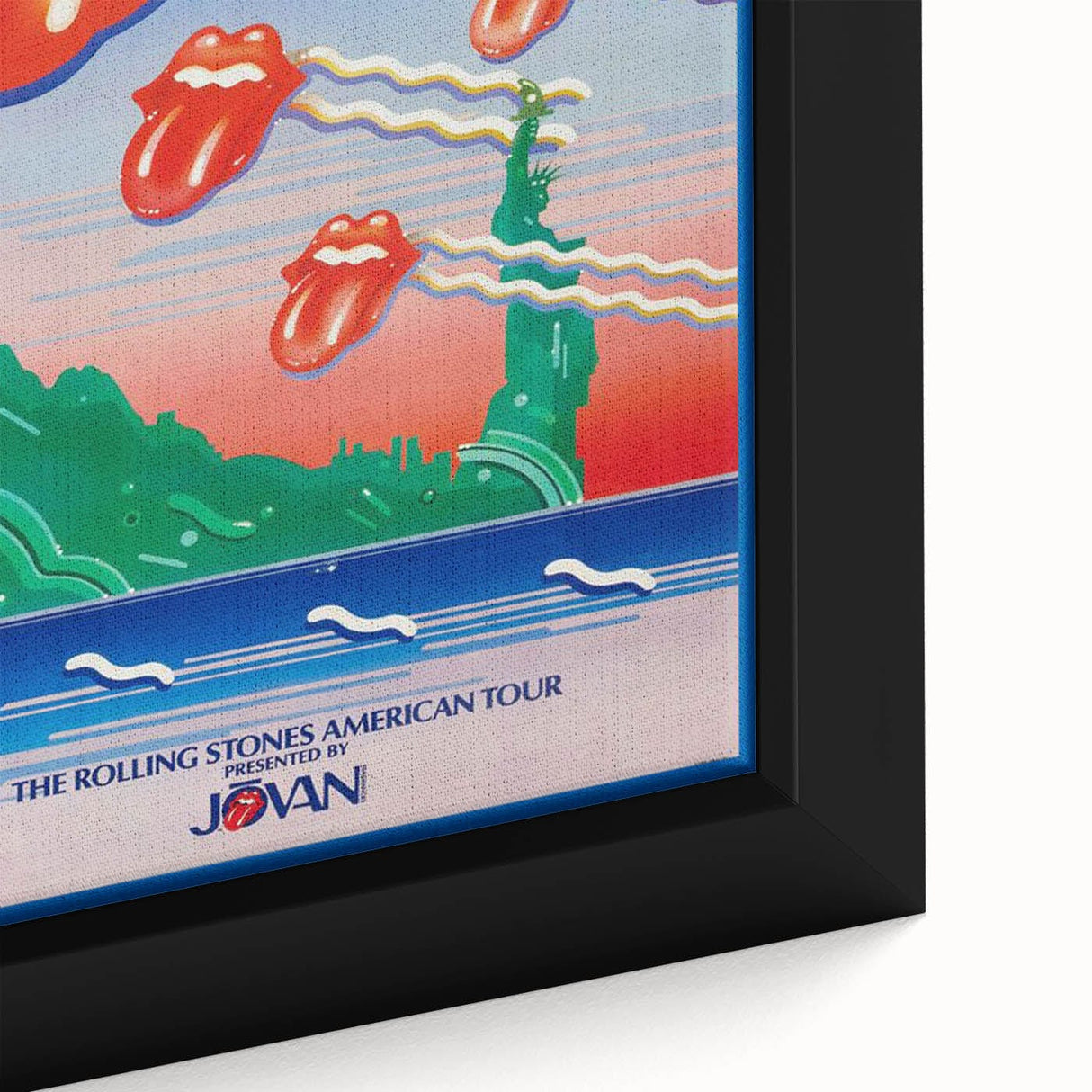 Rolling Stones 1981 American Tour Poster - Retro Rock Art