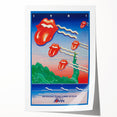Rolling Stones 1981 American Tour Poster - Retro Rock Art