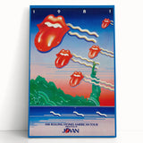 Rolling Stones 1981 American Tour Poster - Retro Rock Art