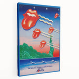 Rolling Stones 1981 American Tour Poster - Retro Rock Art