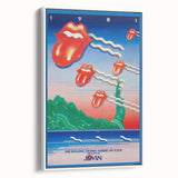 Rolling Stones 1981 American Tour Poster - Retro Rock Art
