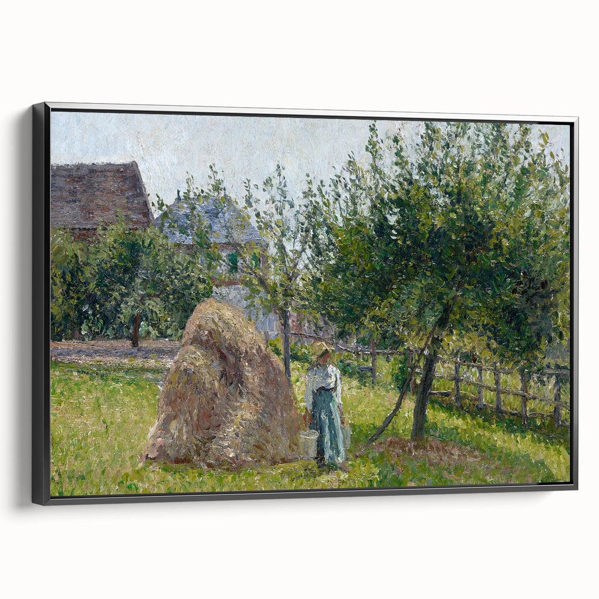 Impressionist Wall Art – Peaceful River with Vibrant Fall Colors