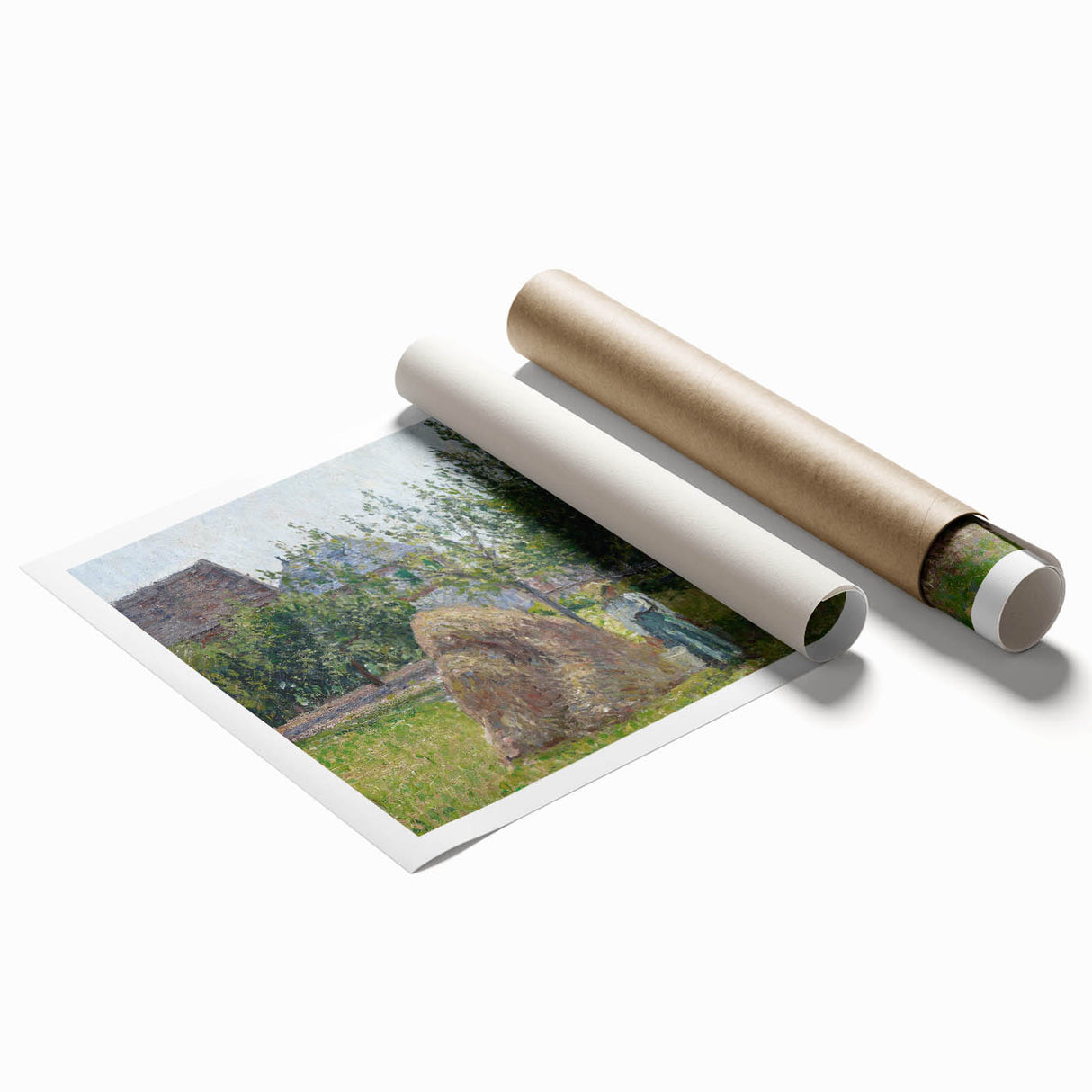 Impressionist Wall Art – Peaceful River with Vibrant Fall Colors