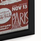 Rush 1970s Concert Poster - Special Guest Cheap Trick