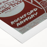 Rush 1970s Concert Poster - Special Guest Cheap Trick