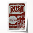 Rush 1970s Concert Poster - Special Guest Cheap Trick
