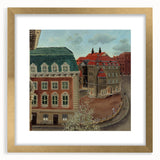 Charming Modern Cityscape Art – Classic Architectural Street View Decor