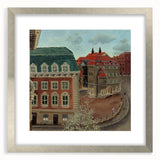 Charming Modern Cityscape Art – Classic Architectural Street View Decor