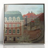 Charming Modern Cityscape Art – Classic Architectural Street View Decor