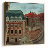 Charming Modern Cityscape Art – Classic Architectural Street View Decor