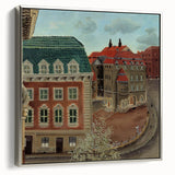 Charming Modern Cityscape Art – Classic Architectural Street View Decor