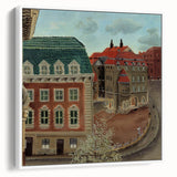 Charming Modern Cityscape Art – Classic Architectural Street View Decor