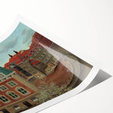 Charming Modern Cityscape Art – Classic Architectural Street View Decor