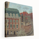 Charming Modern Cityscape Art – Classic Architectural Street View Decor