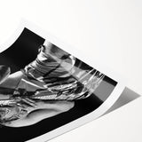 Eddie Van Halen Guitar Legend Poster - Vintage Black & White Art