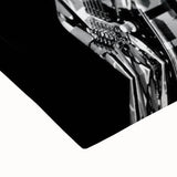 Eddie Van Halen Guitar Legend Poster - Vintage Black & White Art