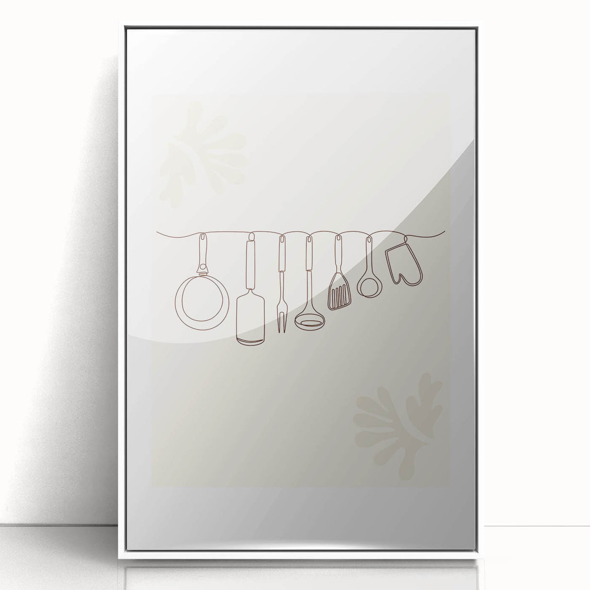 Art deco poster featuring geometric patterns in black and gold on white acrylic, ideal for nursery wall art.