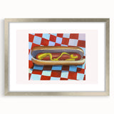 Textured abstract art print in silver frame, featuring swirling patterns in gray tones, suitable for bedroom decor.