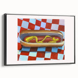 Black and white vintage poster art of a landscape on a framed canvas, suitable for bedroom wall decor.