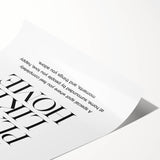 "There is No Place Like Home" Typography Canvas Art