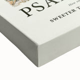 Biblical Typography Wall Art - Psalm 119:103 Floral Canvas Print