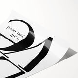 Modern Typography Wall Art - "LOVE" Inspirational Canvas Print