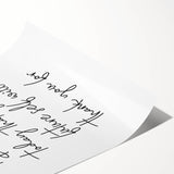 Butterfly Typography Art Print – Motivational Quote on Canvas