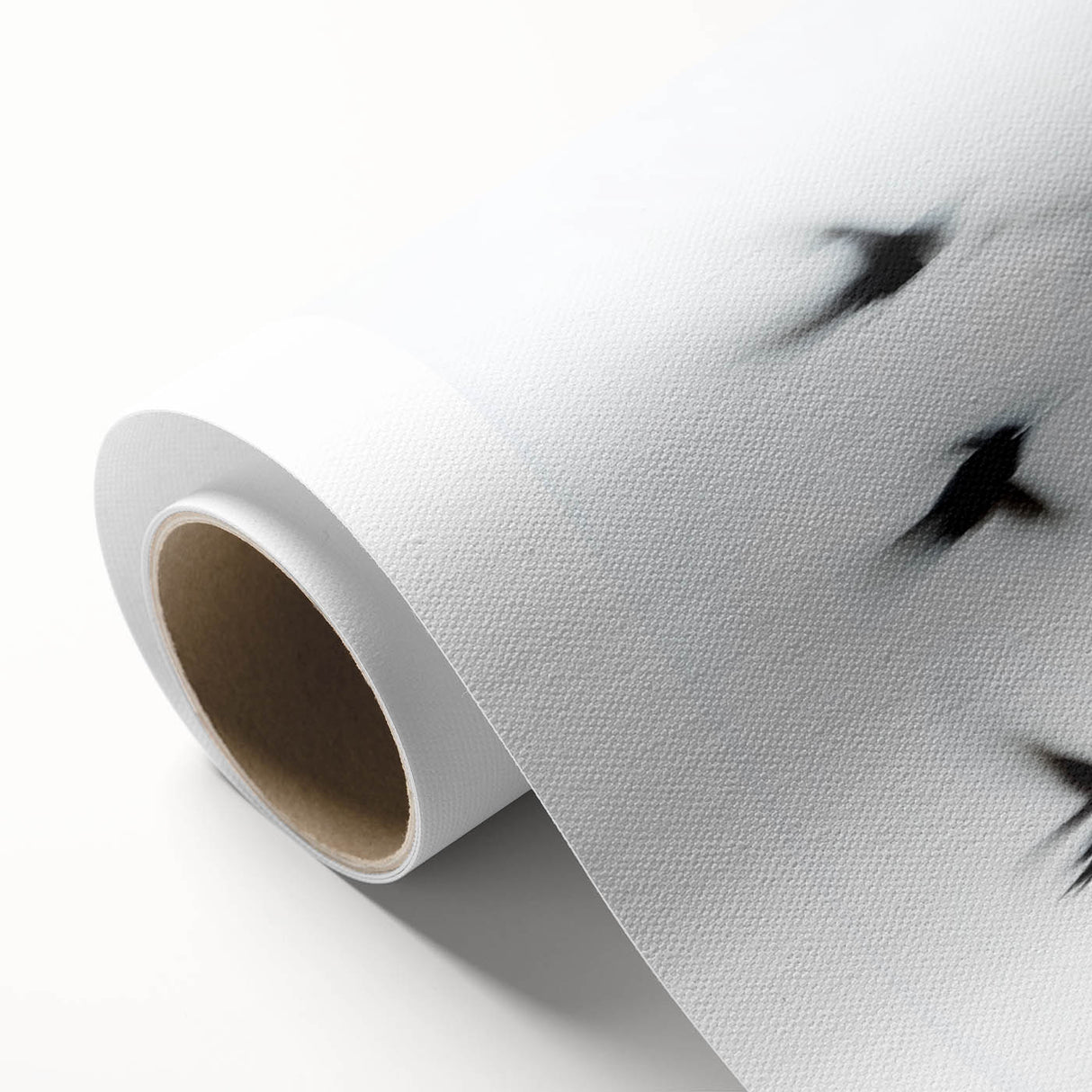 Flight in Motion – Dynamic Black and White Abstract Bird Wall Art