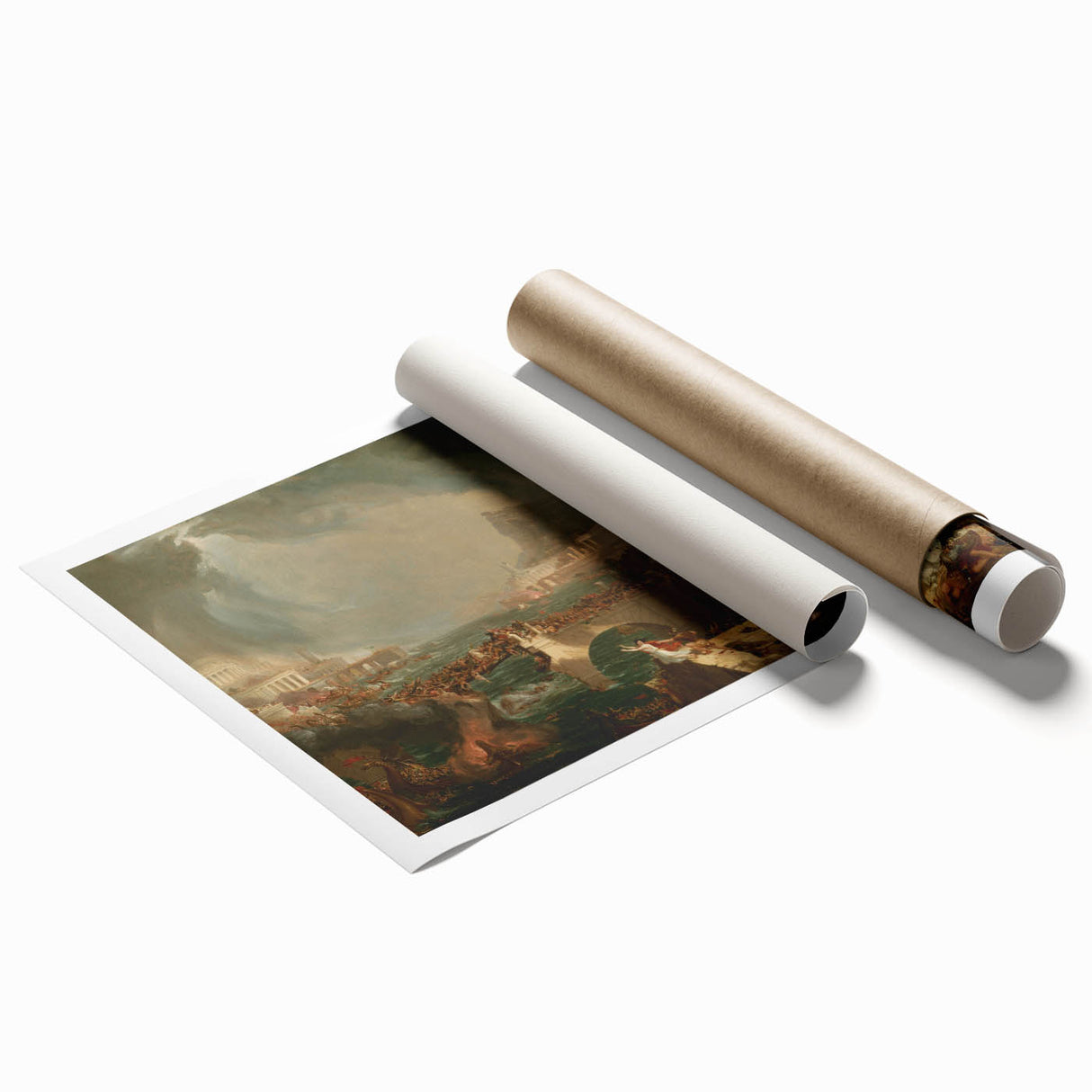The Course of Empire: Destruction - Romanticism Historical Art Canvas