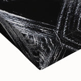 Bold Black and White Brushstroke Wall Art – Framed & Canvas