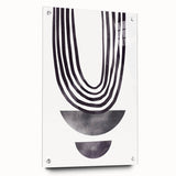 Modern Dining Room Art - Abstract Monochrome Wall Decor