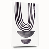 Modern Dining Room Art - Abstract Monochrome Wall Decor