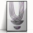 Modern Dining Room Art - Abstract Monochrome Wall Decor