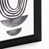 Modern Dining Room Art - Abstract Monochrome Wall Decor