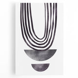 Modern Dining Room Art - Abstract Monochrome Wall Decor