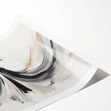 Elegant Abstract Figures – Modern Black and White Wall Art