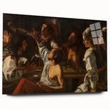Baroque Art Print - The Card Sharps - Historical Classic Wall Art