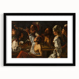 Baroque Art Print - The Card Sharps - Historical Classic Wall Art