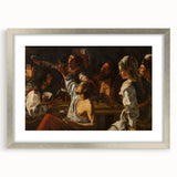 Baroque Art Print - The Card Sharps - Historical Classic Wall Art