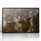 Baroque Art Print - The Card Sharps - Historical Classic Wall Art