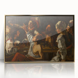 Baroque Art Print - The Card Sharps - Historical Classic Wall Art