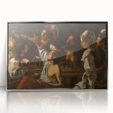 Baroque Art Print - The Card Sharps - Historical Classic Wall Art