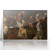 Baroque Art Print - The Card Sharps - Historical Classic Wall Art