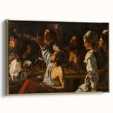 Baroque Art Print - The Card Sharps - Historical Classic Wall Art