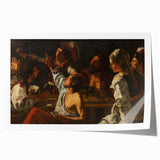 Baroque Art Print - The Card Sharps - Historical Classic Wall Art