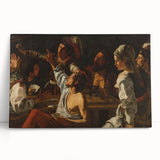 Baroque Art Print - The Card Sharps - Historical Classic Wall Art