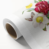 Neoclassical Art Print of Hellebore and Oeillet by Redouté - Floral Decor