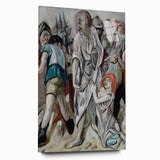 Christ and the Sinner – Expressionist Artwork by Max Beckmann