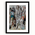 Christ and the Sinner – Expressionist Artwork by Max Beckmann