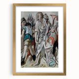 Christ and the Sinner – Expressionist Artwork by Max Beckmann